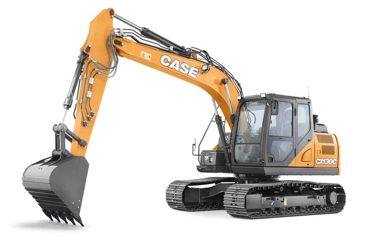 Escavadeira hidráulica CASE CX130C sobre esteiras